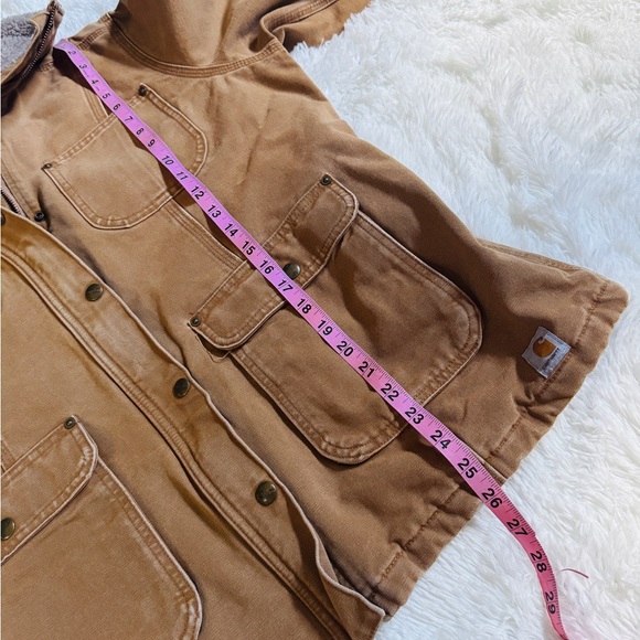 Carhartt Sherpa-Lined Brown Work Jacket - Picture 5 of 7